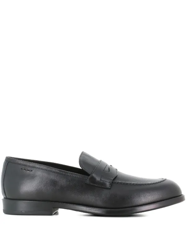 Alexander Hotto penny leather loafers
