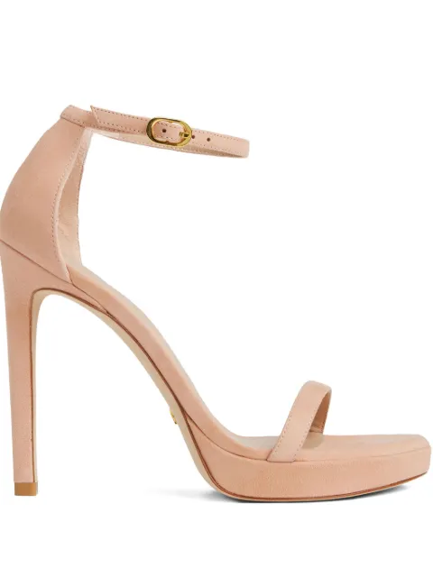 Stuart Weitzman 120mm Nudist Disco sandals