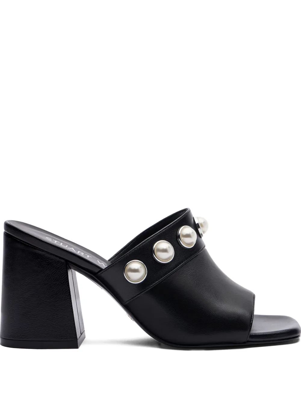 Stuart Weitzman Sandália Portia com aplicação e salto 85mm | Preto | Image 1