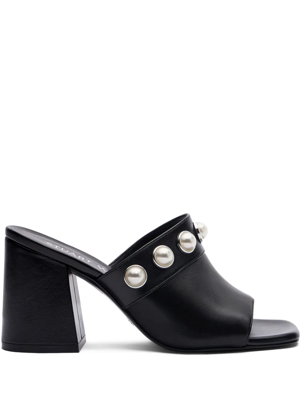 Stuart Weitzman Portia Sandalen mit Perlenverzierung 85mm | Schwarz | Image 1