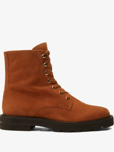 Stuart Weitzman botas Mila Lift con cordón