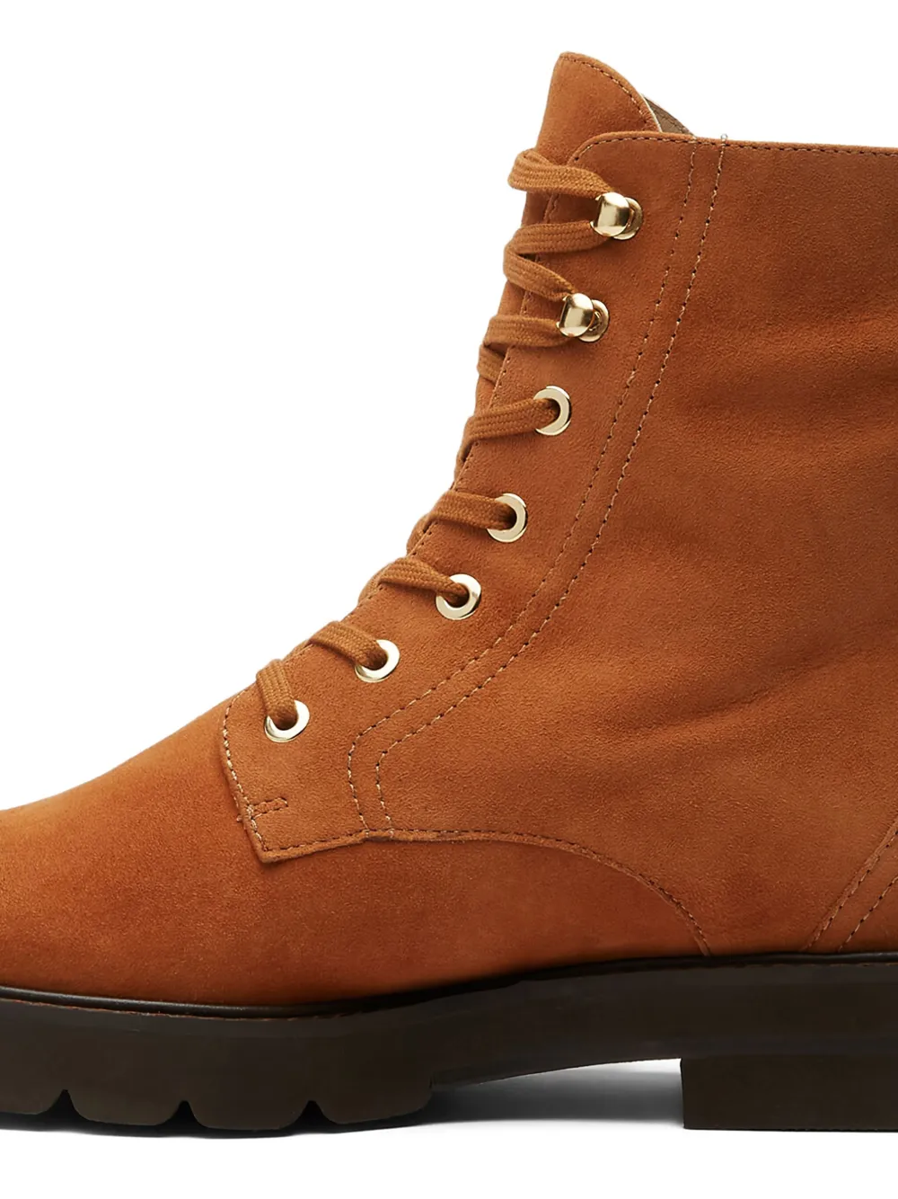 Stuart Weitzman Mila laarzen met veters Bruin