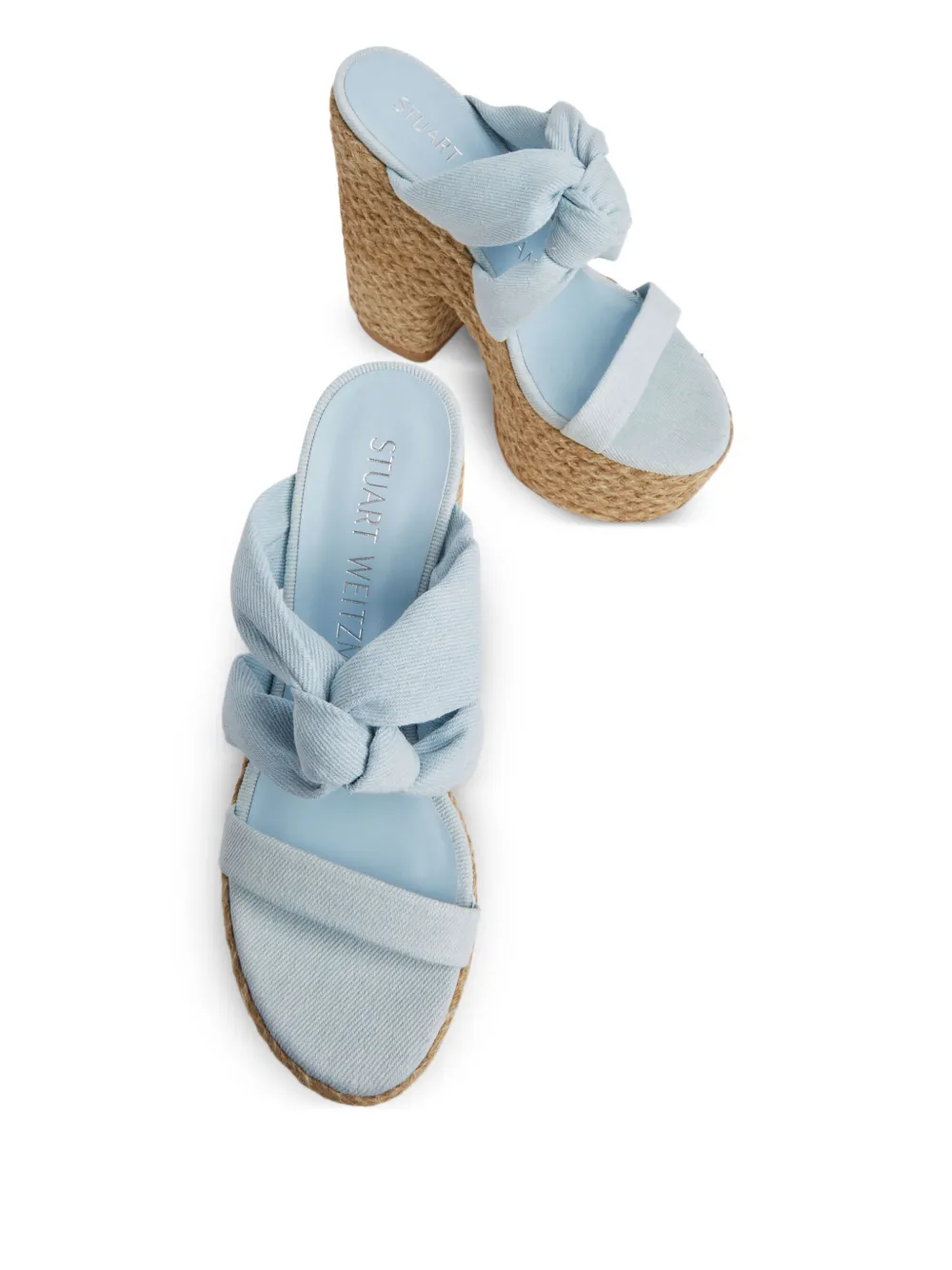 Stuart Weitzman 145mm Playa Sohigh sandalen Blauw