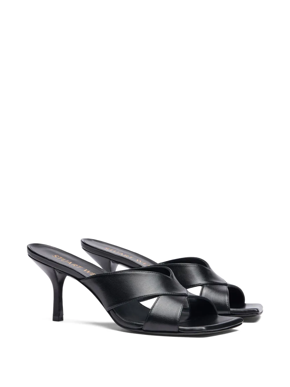 Stuart Weitzman 75 mm Carmen sandalen Zwart