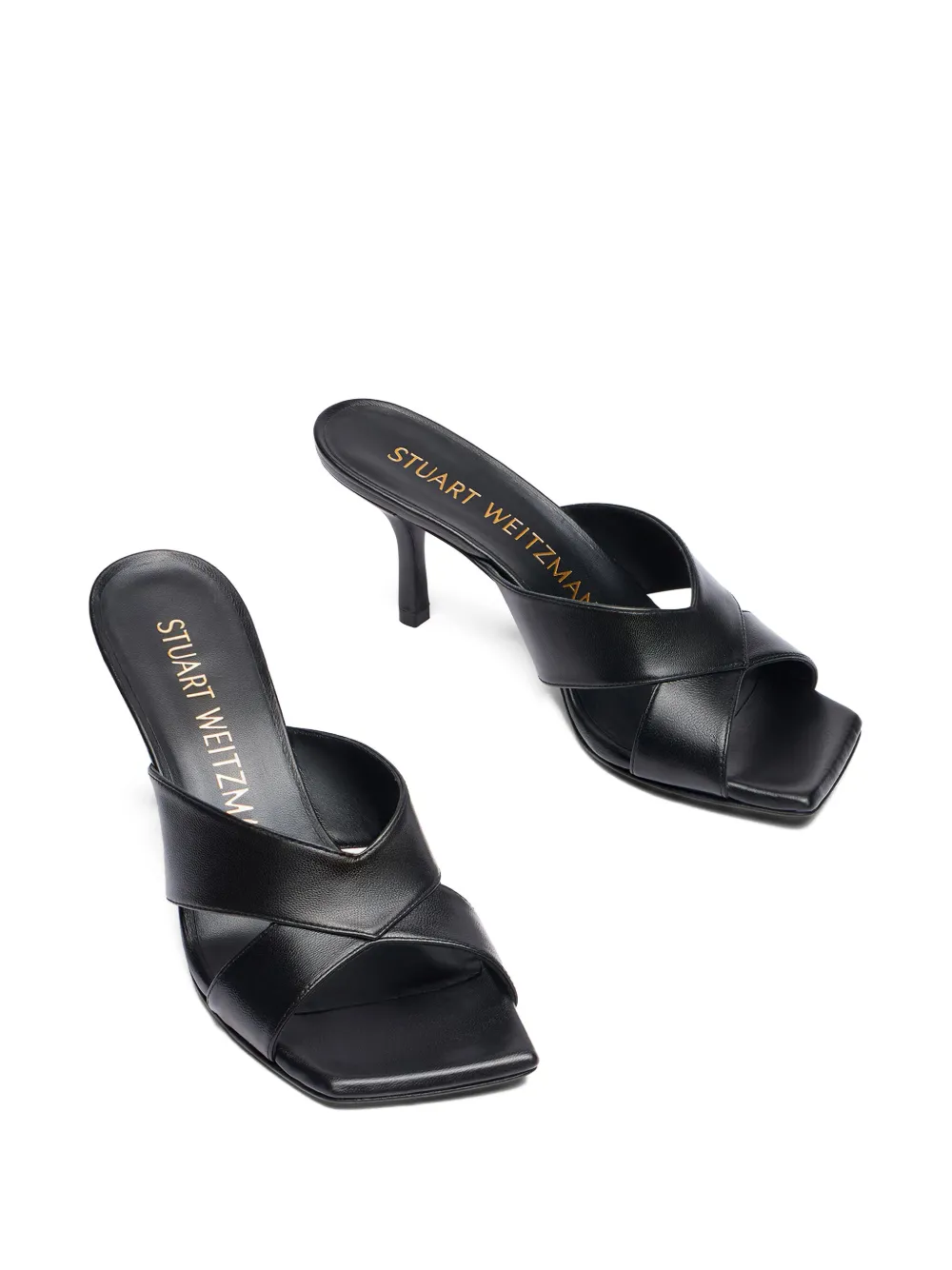 Stuart Weitzman 75 mm Carmen sandalen Zwart