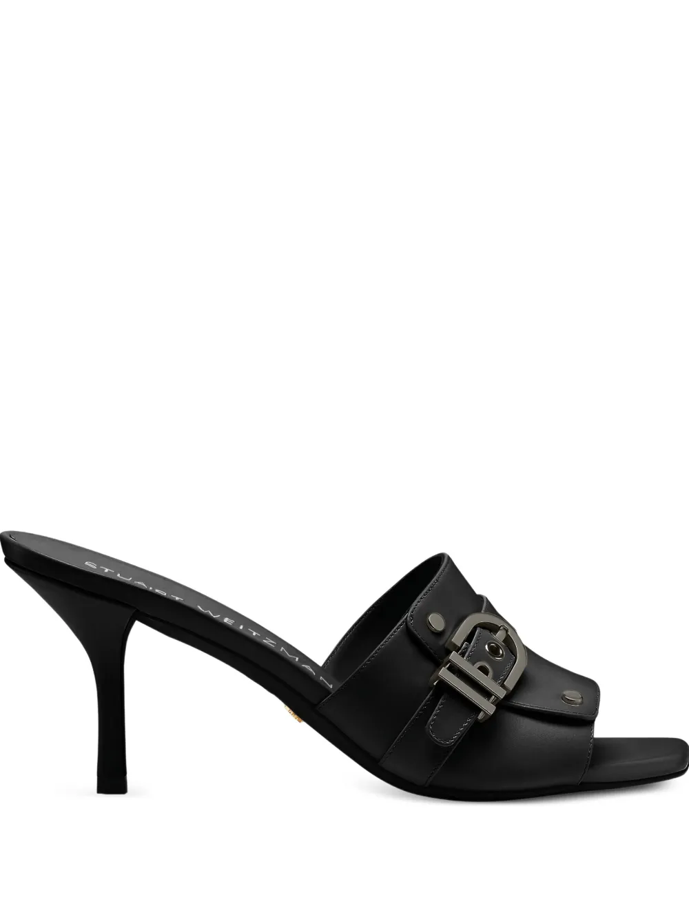 Stuart Weitzman 75 mm Maverick sandalen Zwart