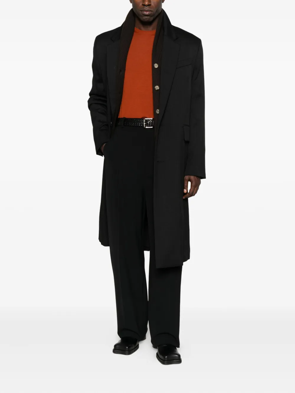 Saint Laurent Wollen trui - Bruin