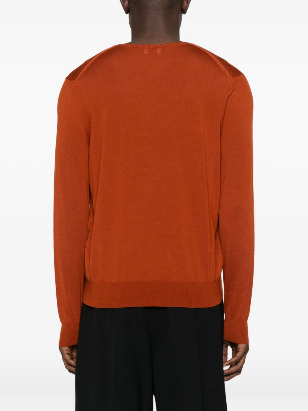 Saint Laurent Wool Sweater In Brown