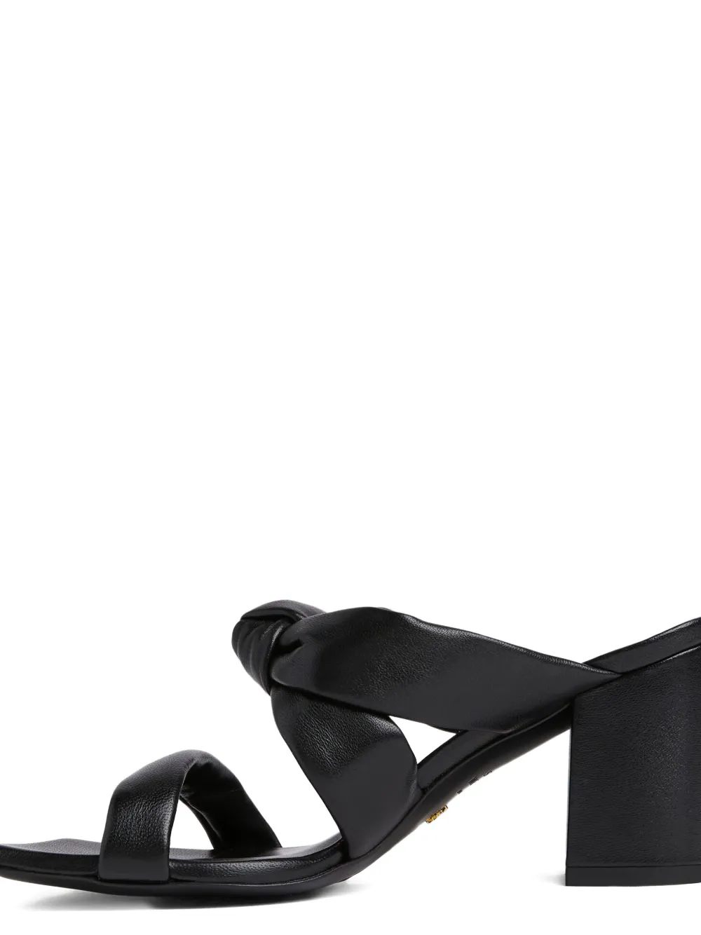 Stuart Weitzman Playa 75 mm muiltjes Zwart