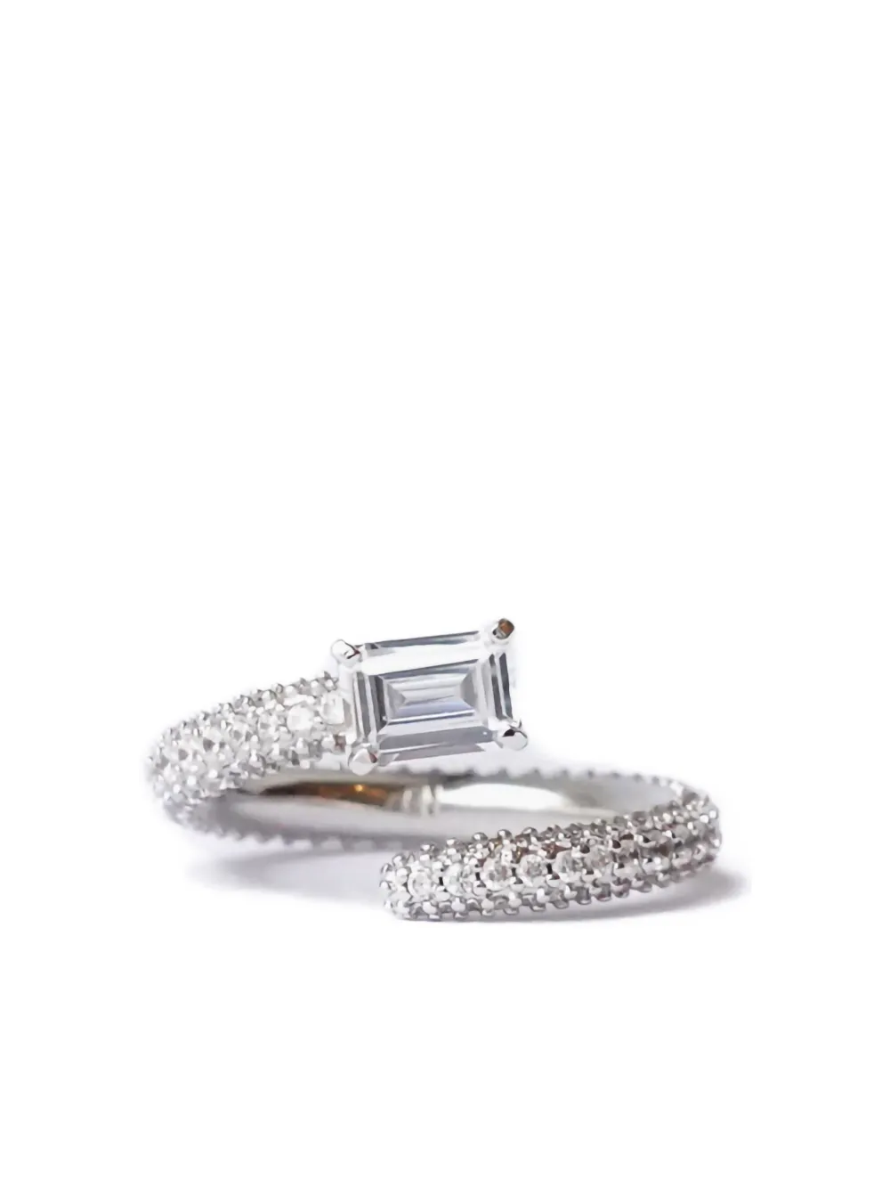 Izabel Display twist ring - Wit