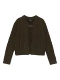 Soeur cable-knit virgin-wool cardigan - Green