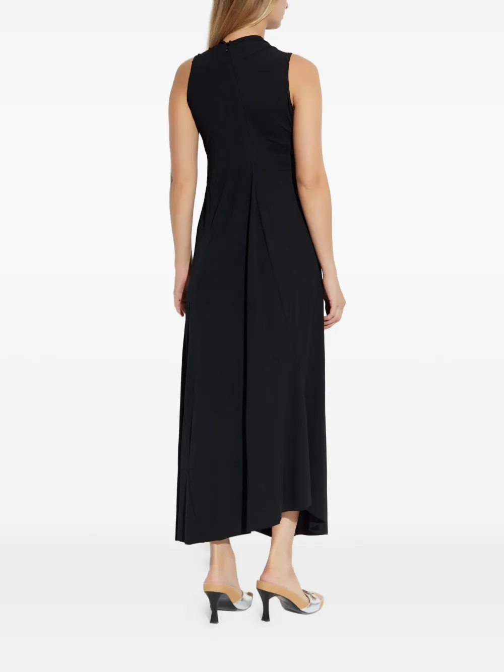 Balenciaga Geplooide maxi-jurk Zwart