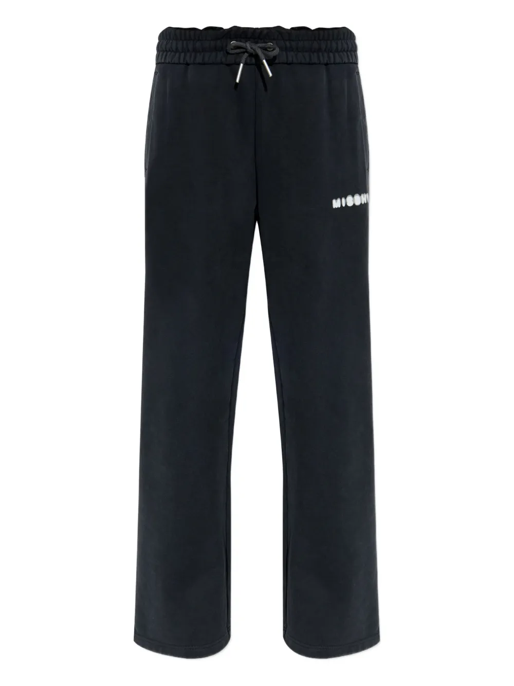 Misbhv Logo-print Drawstring Track Pants In Black