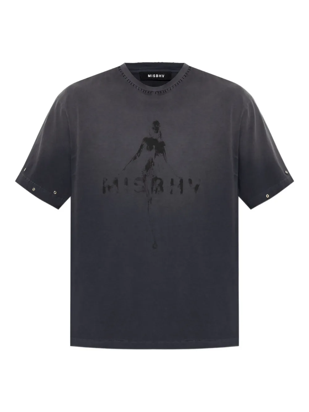 MISBHV graphic-print cotton T-shirt | Grey | Image 1