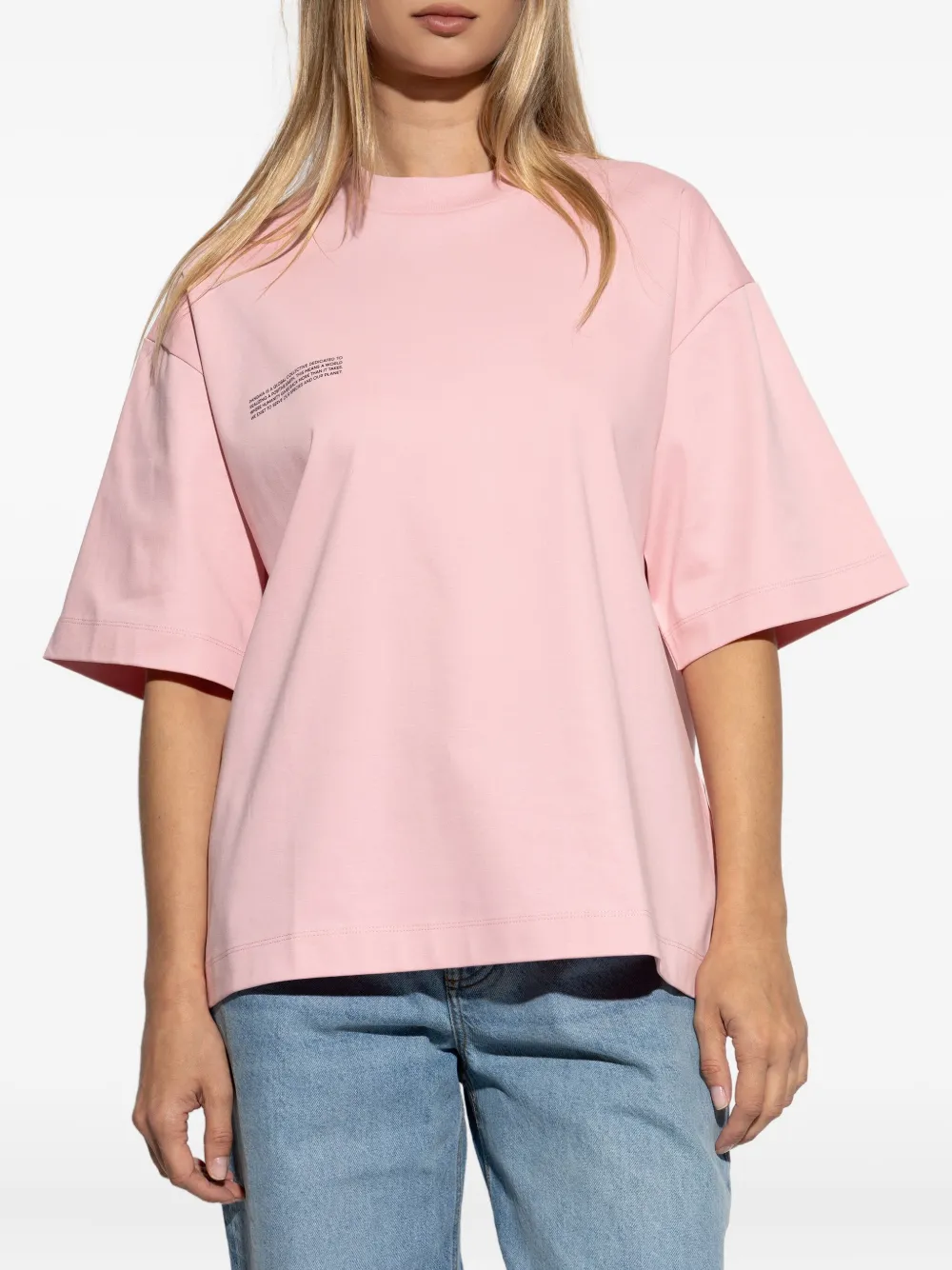 Pangaia T-shirt van biologisch katoen Roze