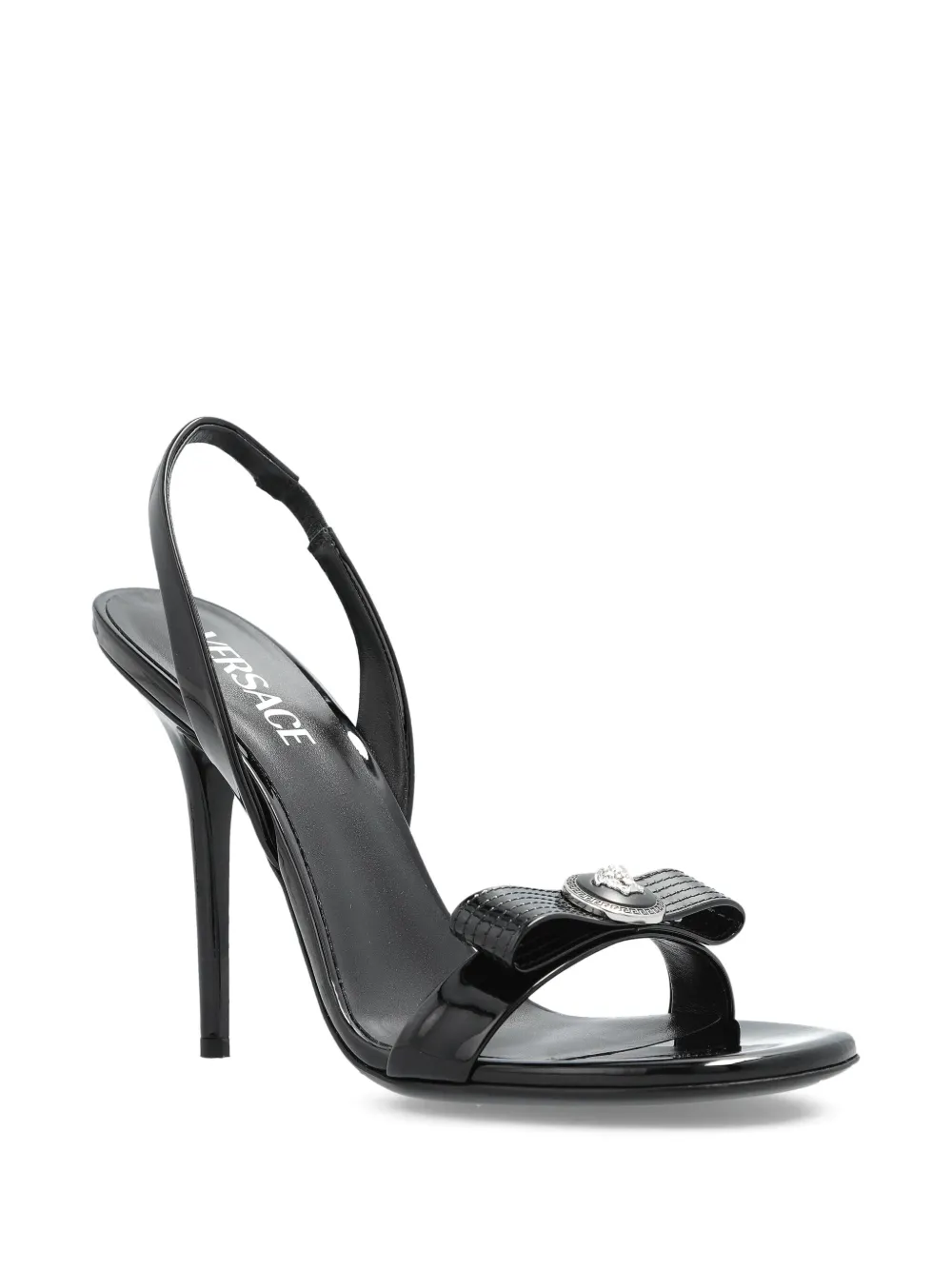 Versace Medusa-bow slingback sandals | Heeled Sandals | Image 2