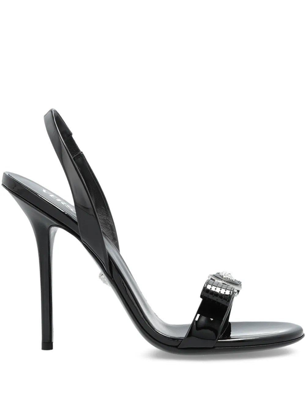 Versace Medusa-bow slingback sandals | Black | Image 1