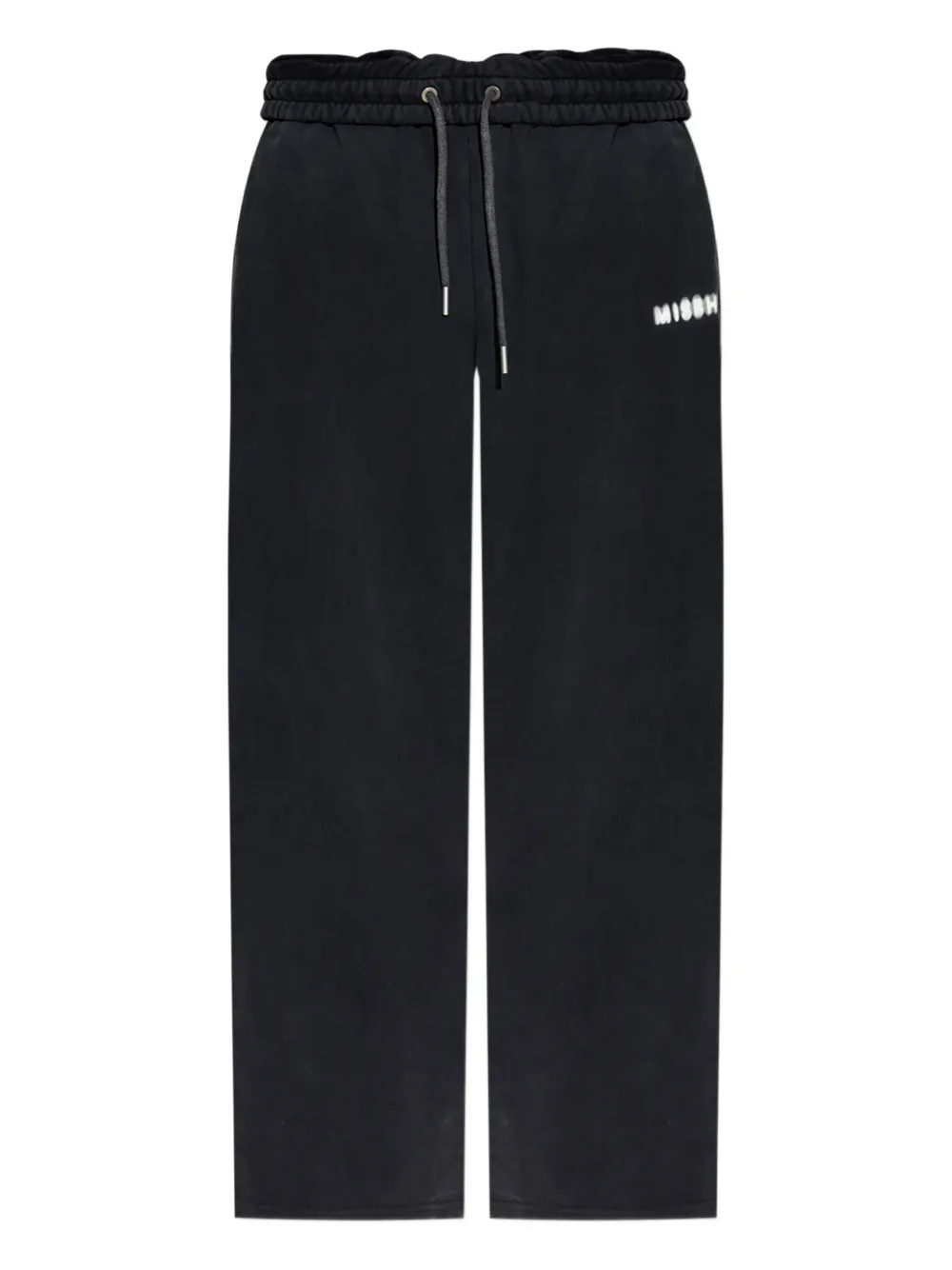 MISBHV logo-detail drawstring track pants | Black | Image 1
