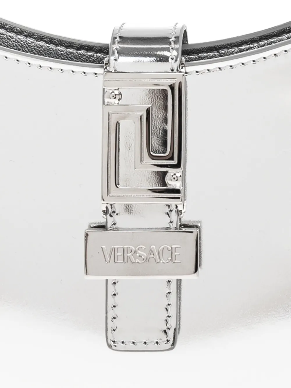 Versace Greca Goddess metallic shopper Zilver