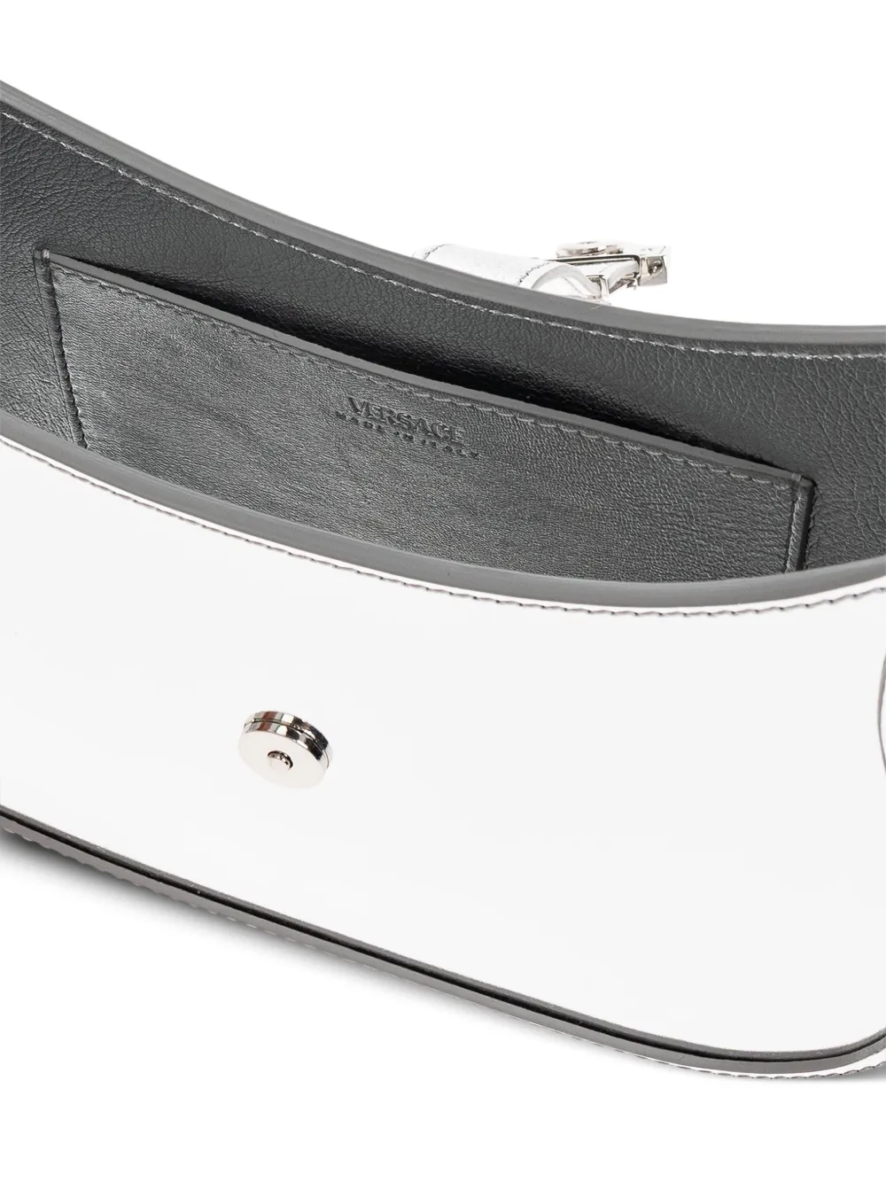 Versace Greca Goddess metallic shopper Zilver