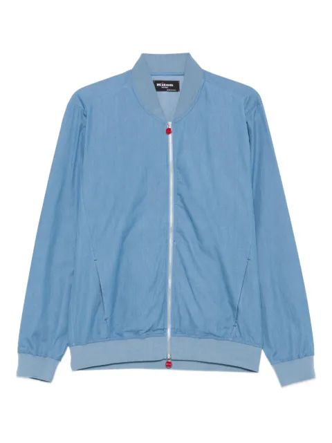Kiton zip-front bomber jacket
