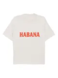 Melt graphic-print T-shirt - Neutrals