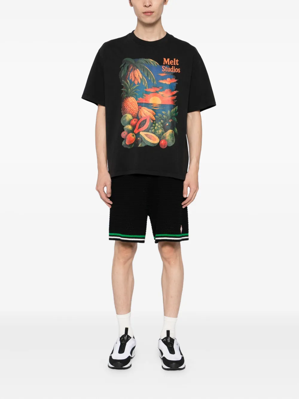 Melt graphic-print cotton T-shirt | T-Shirts | Image 2