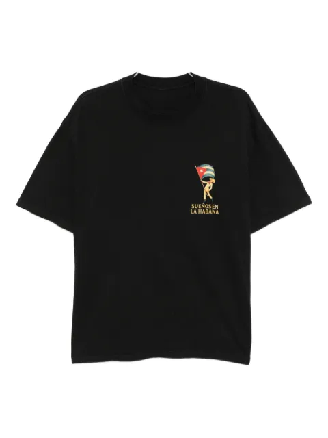 Melt graphic-print T-shirt