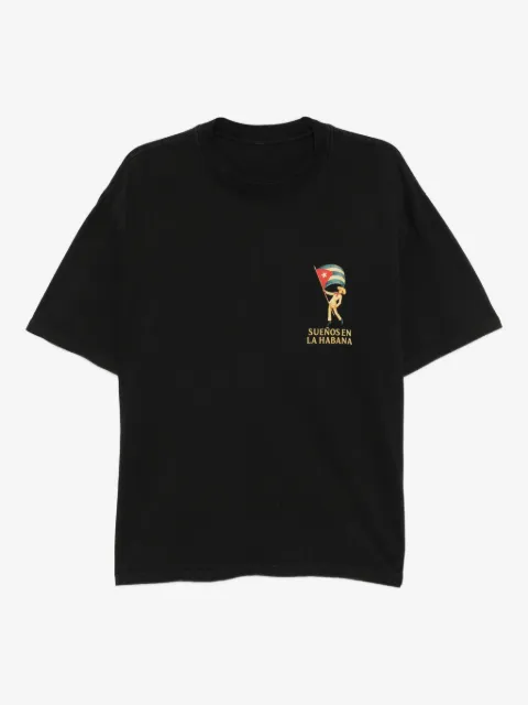 Melt graphic-print T-shirt