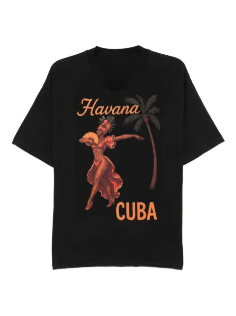 Melt graphic-print cotton T-shirt