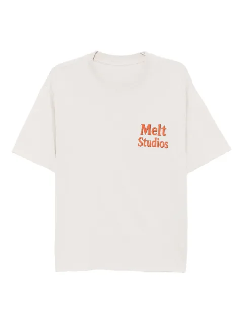 Melt logo-print cotton T-shirt