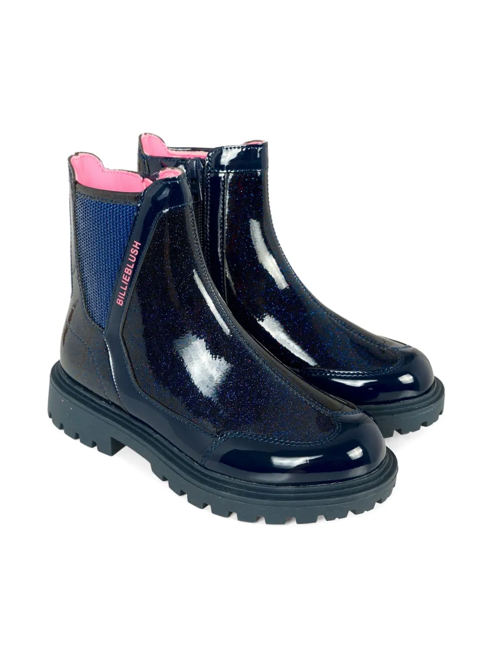 Billieblush glitter-embellished ankle boots - Zwart