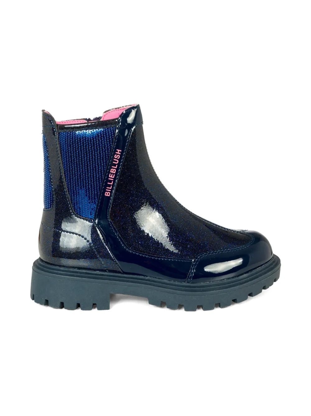 Billieblush Kids' Glitter-embellished Ankle Boots In Black