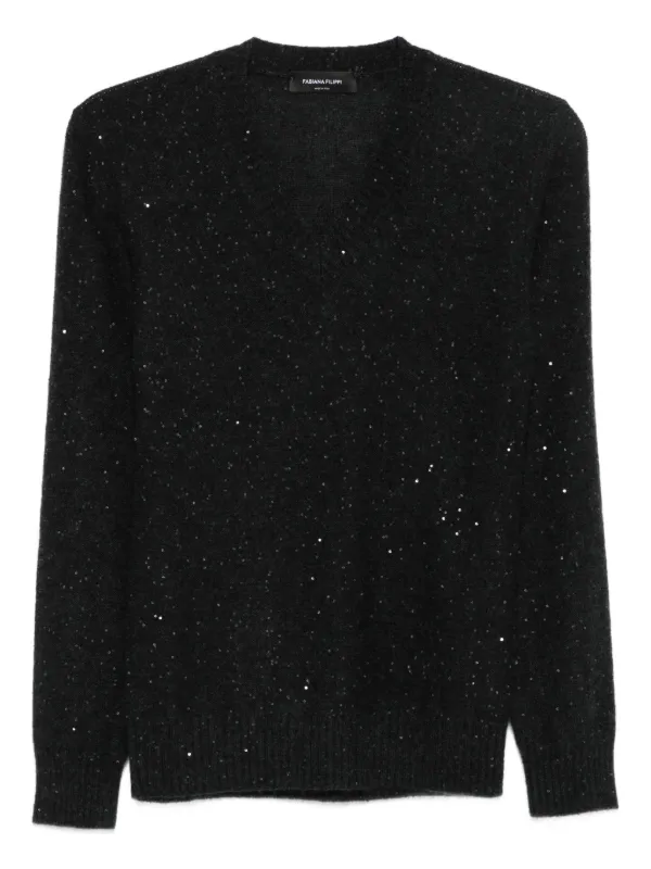 Fabiana Filippi スパンコール セーター | グレー | FARFETCH JP
