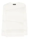 Fabiana Filippi mesh-panel sweater - Neutrals
