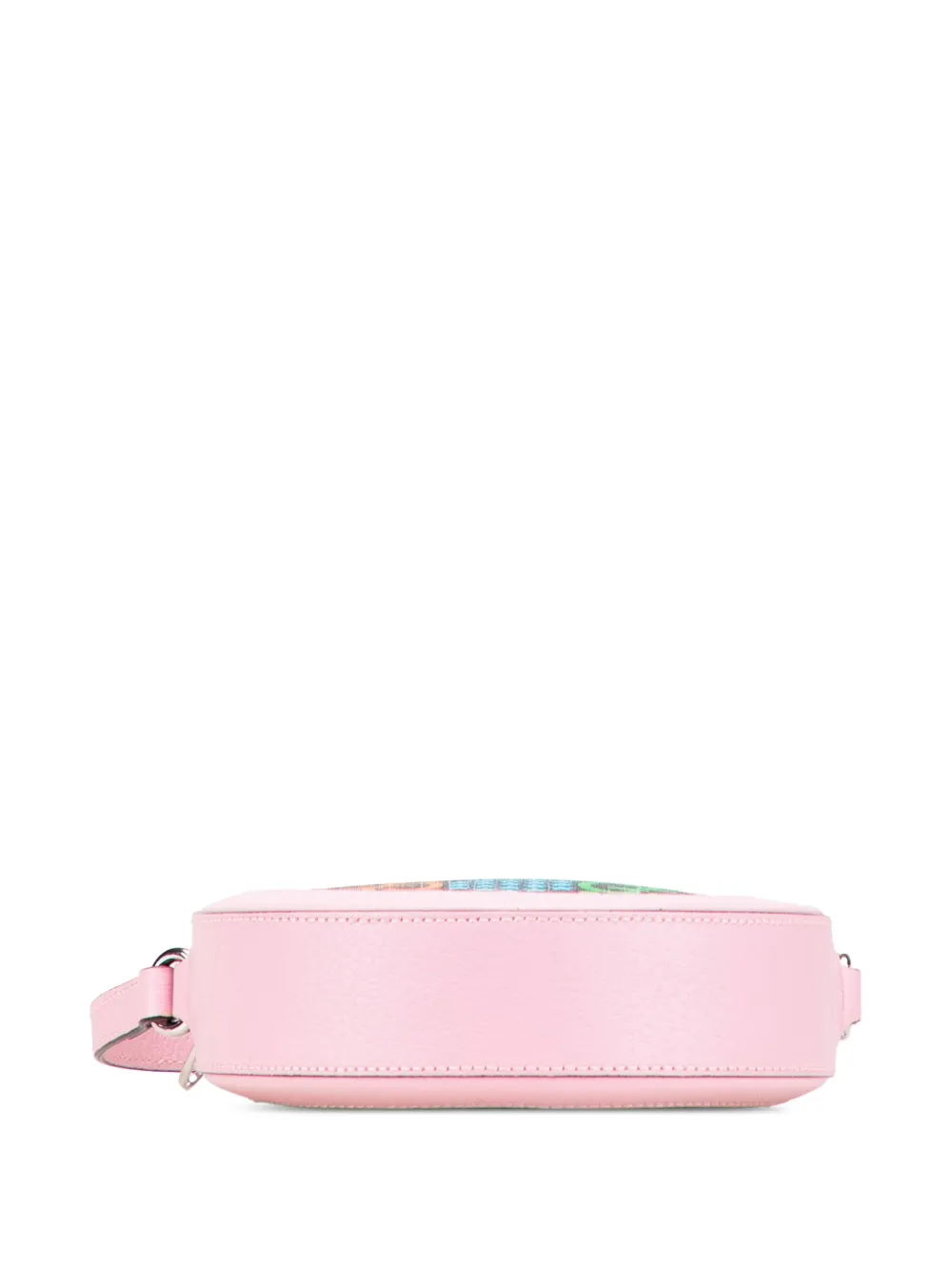 Pre-owned Gucci 2016-2025 Gg Supreme Psychedelic Round Crossbody Bag In Pink