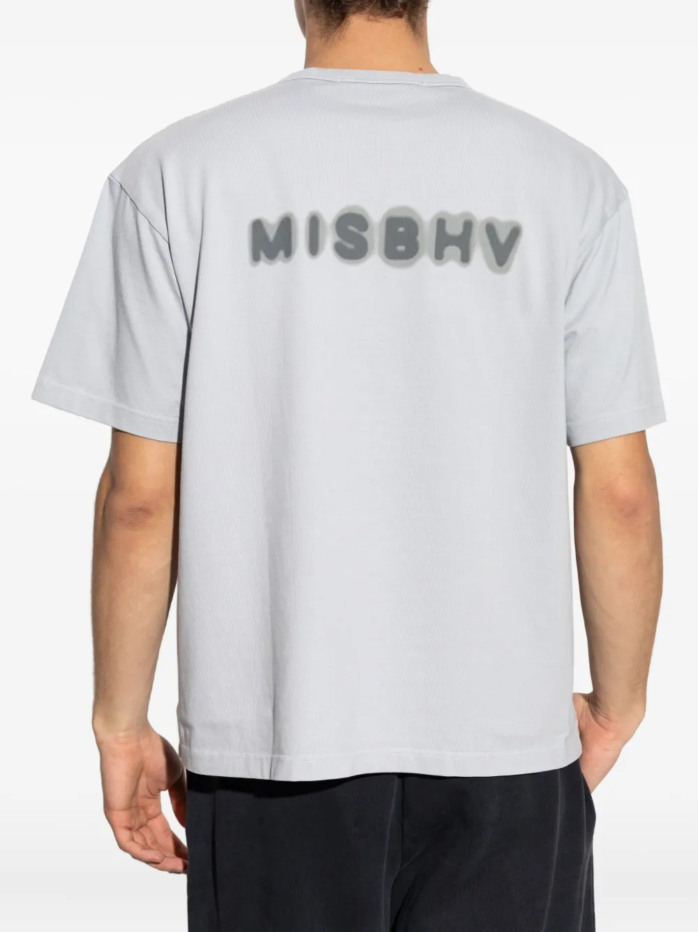 MISBHV T-shirt met logoprint Grijs