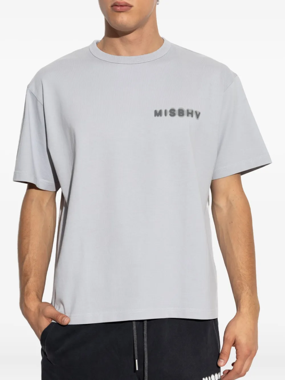 MISBHV T-shirt met logoprint Grijs