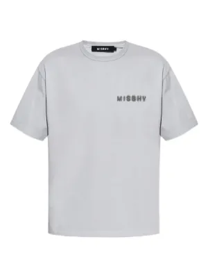 Misbhv＞＞＞Misbhv ロゴプリント クルーネック T シャツ MISBHV ミスビヘイブ Tシャツ プリント 人間 顔 ブラック 韓国