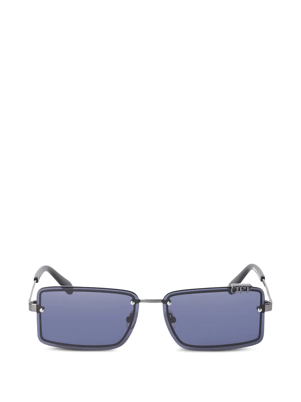Off-White Eyewear Tampa rectangle-frame sunglasses - Argento