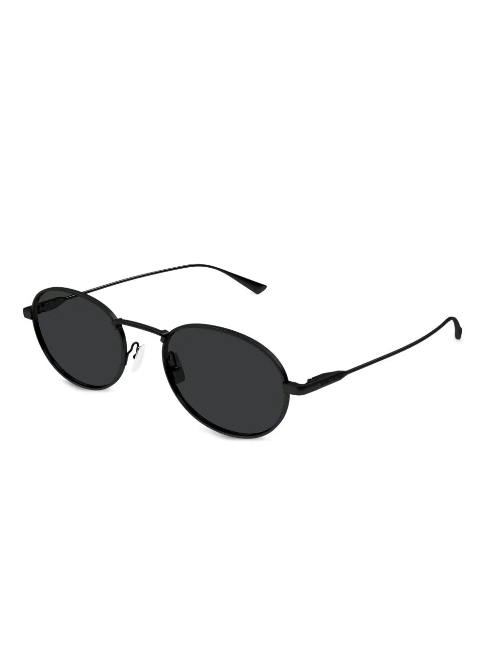 Saint Laurent Oval-frame Sunglasses In Black
