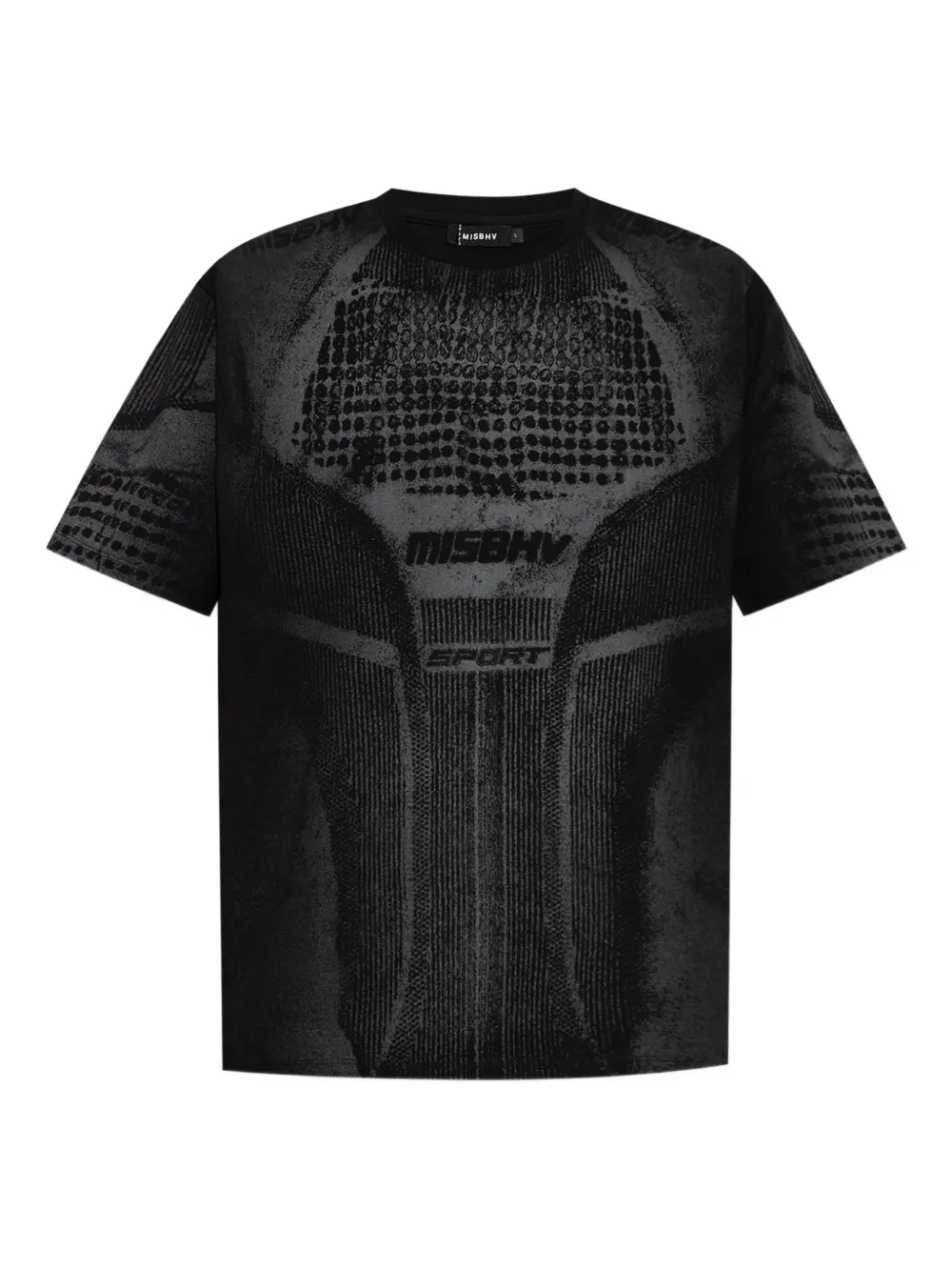 MISBHV textured-print T-shirt | Black | Image 1