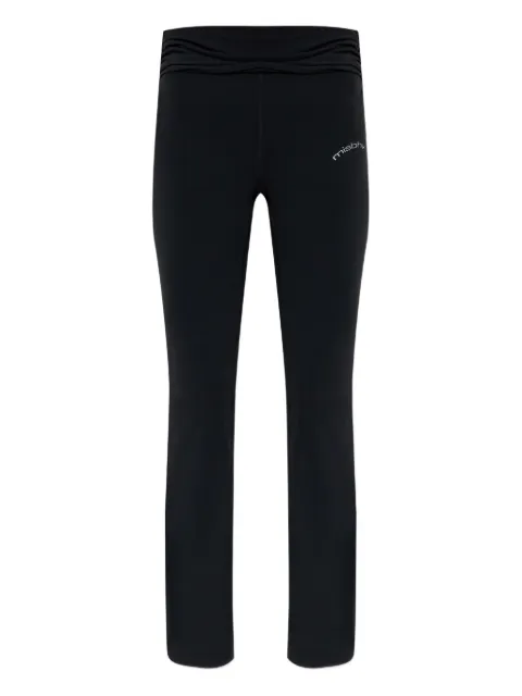 MISBHV branding-detail flared trousers