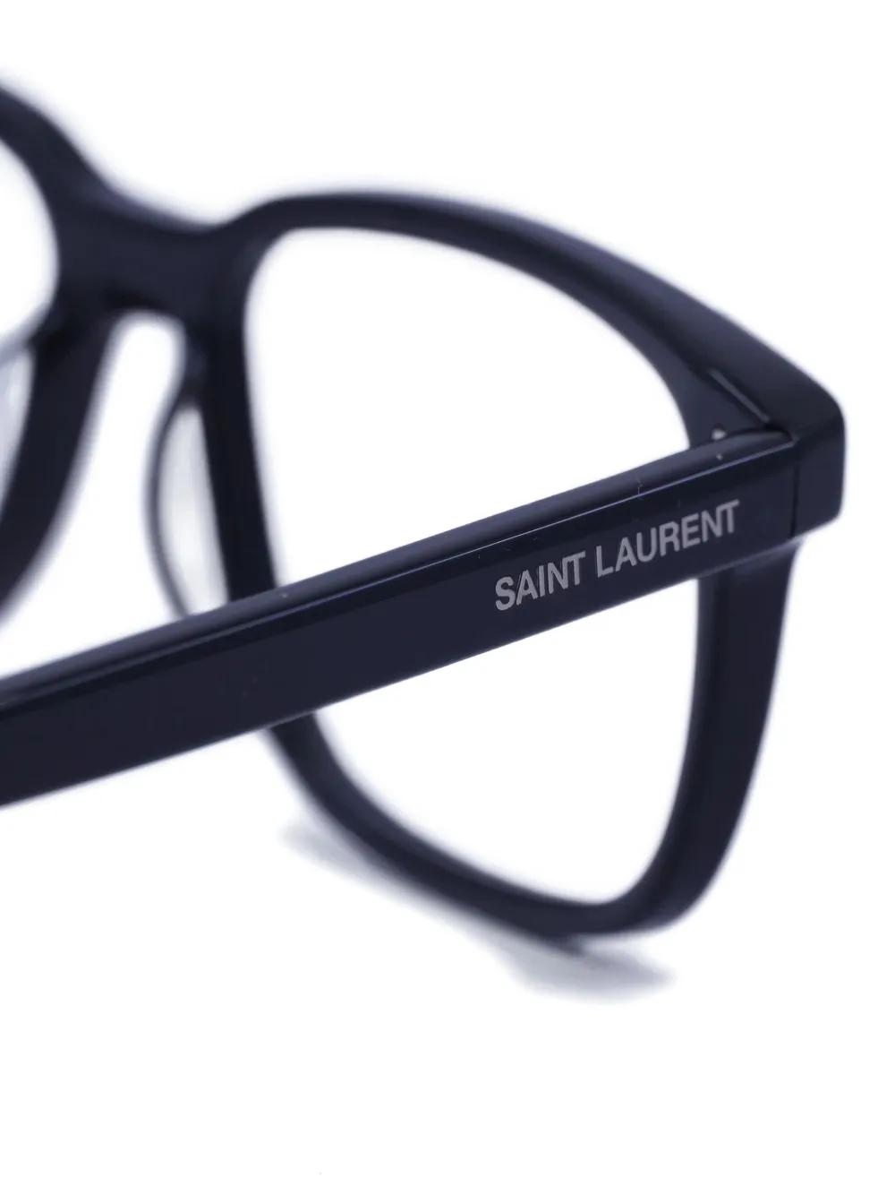 Saint Laurent Eyewear Bril met rechthoekig montuur Zwart