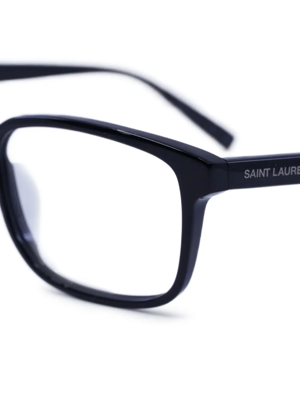 Saint Laurent Eyewear Bril met rechthoekig montuur Zwart