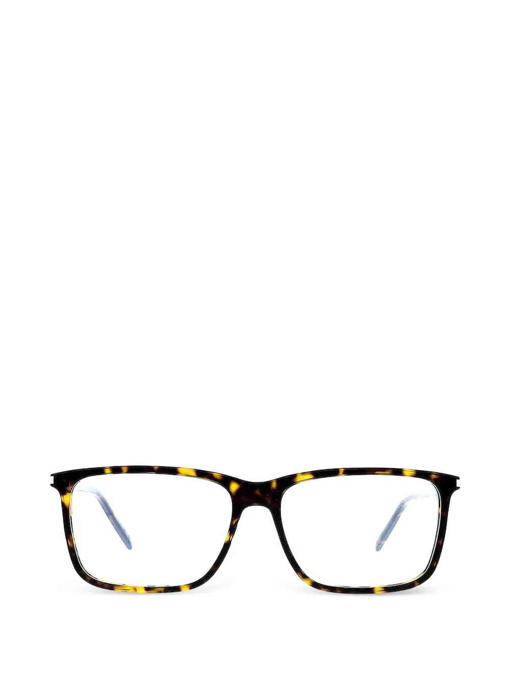 Saint Laurent Eyewear Brille mit eckigem Gestell - Braun