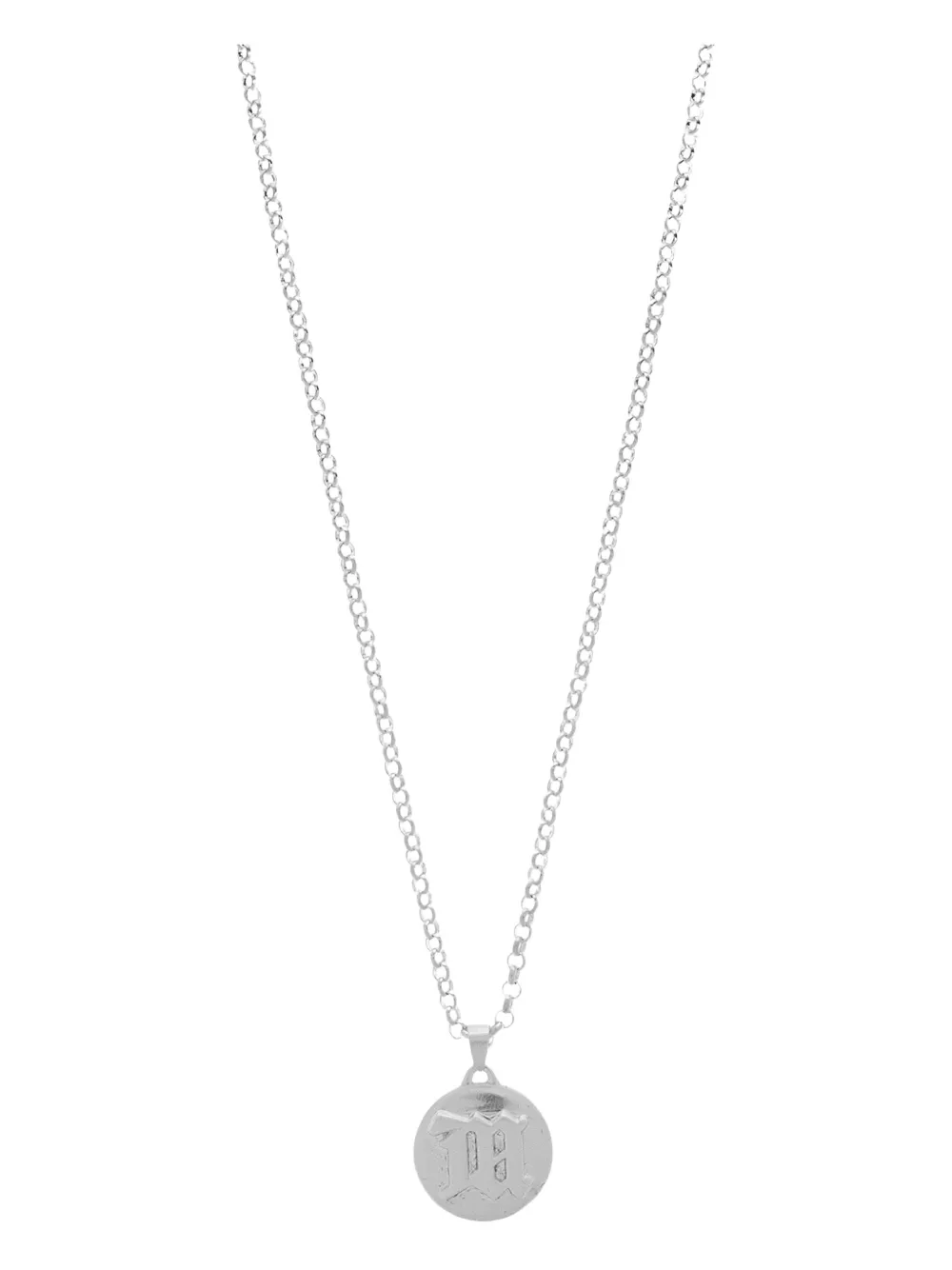 MISBHV circular-pendant necklace - Argento