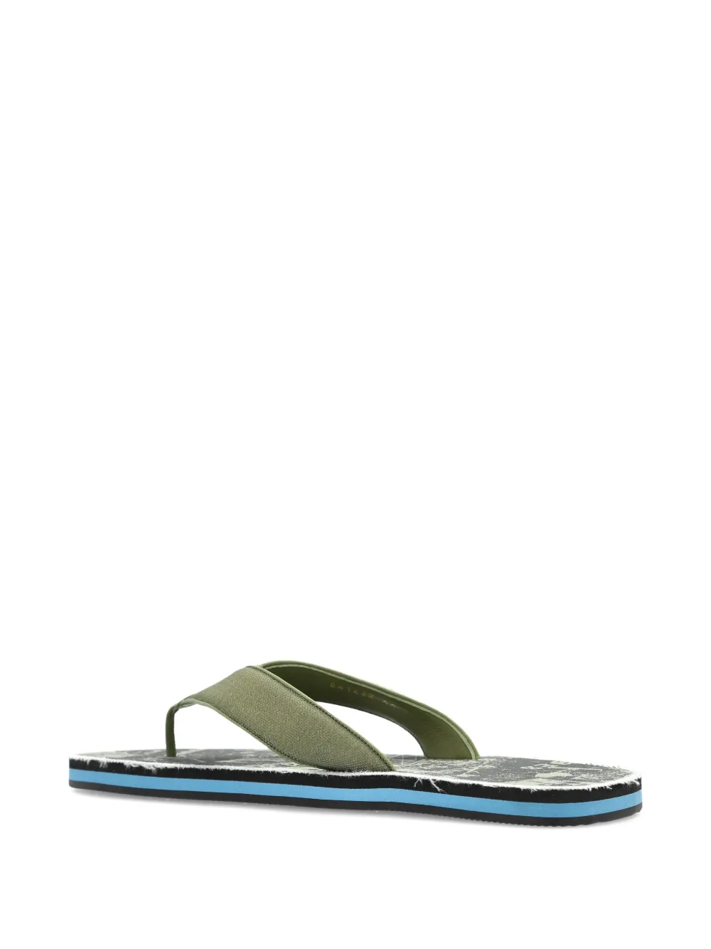 Balenciaga Teenslippers met grafische print Groen