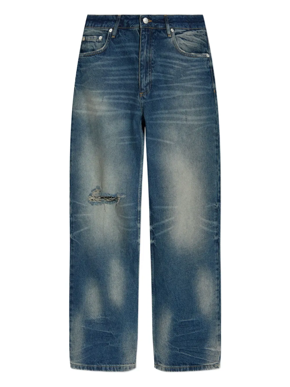 MISBHV frayed-knee jeans | Blue | Image 1
