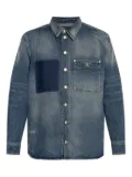 MISBHV patched denim shirt - Blue